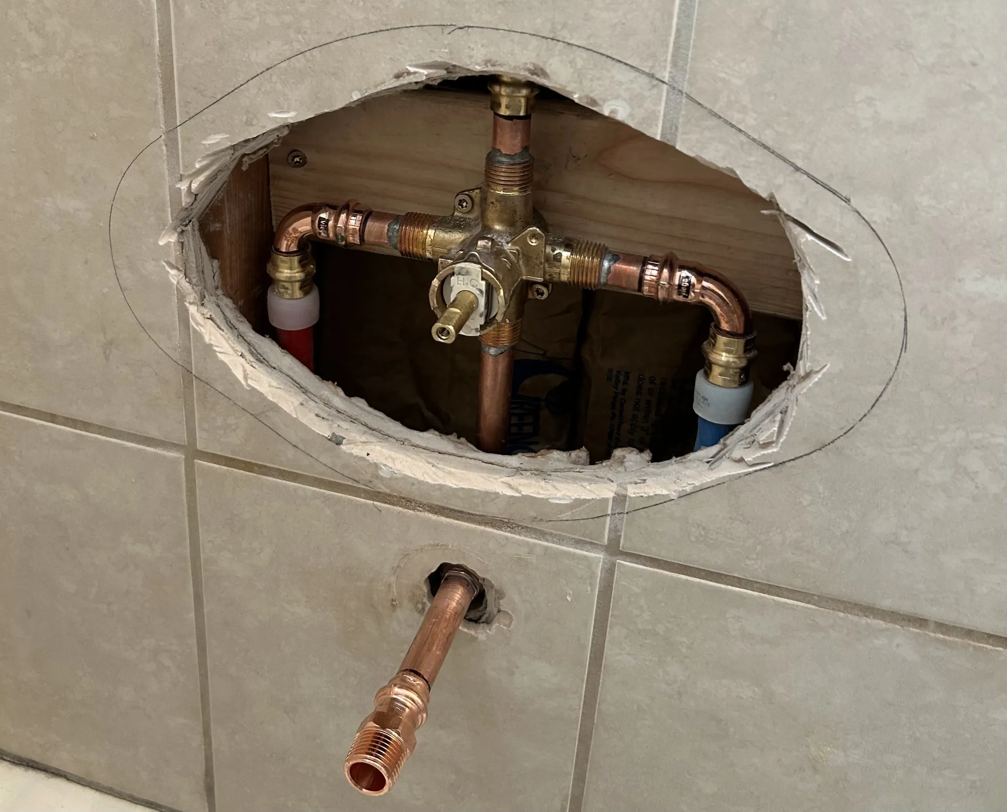 Shower Valves Installation